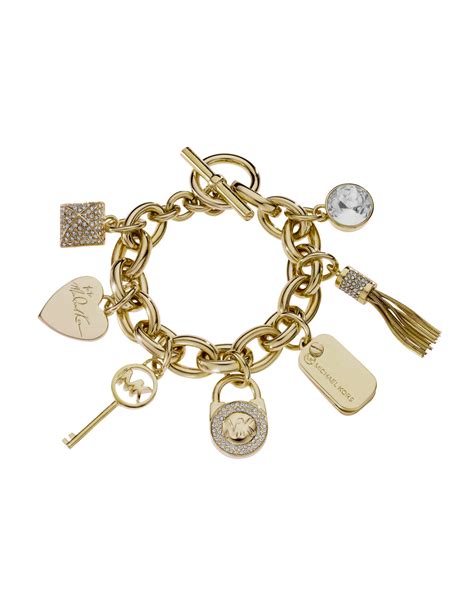 michael kors charms metal|Michael Kors bracelets on clearance.